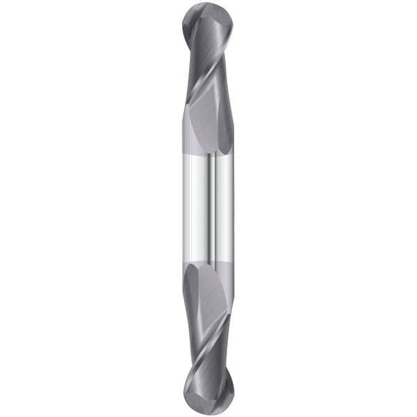 Fullerton Tool 2-Flute - 30 Degree Helix - 3215 GP End Mills, TIALN, RH Spiral, Ball, Standard, 1/16 12426 - main